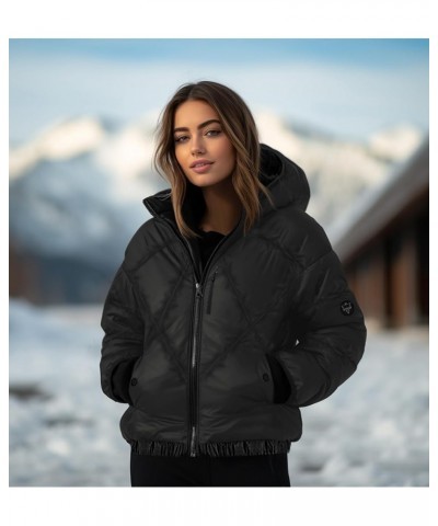 Puffer Jacket Womens Lightweight Women Winter Down Jackets Windproof and Water Repellent Julia Dark Gray Puffer Jacket Women ...