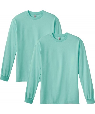 Unisex Heavyweight Cotton Long Sleeve T-Shirt, Style G1304, 2-Pack Celadon (2-pack) $13.43 T-Shirts