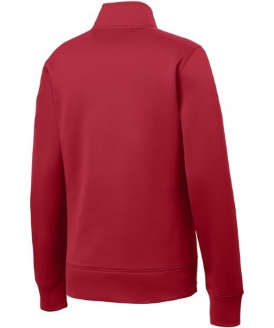 Sport Tek Women's Claasic Full-Zip Fleece Jacket Deep Red $19.54 Jackets