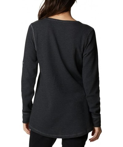 Women's Pine Peak Long Sleeve Tunic Thermal Black Heather $16.66 Underwear