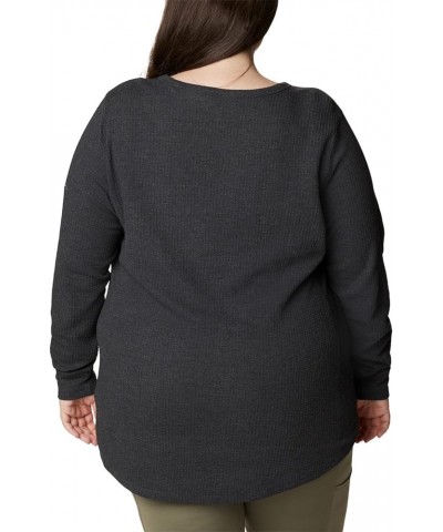 Women's Pine Peak Long Sleeve Tunic Thermal Black Heather $16.66 Underwear