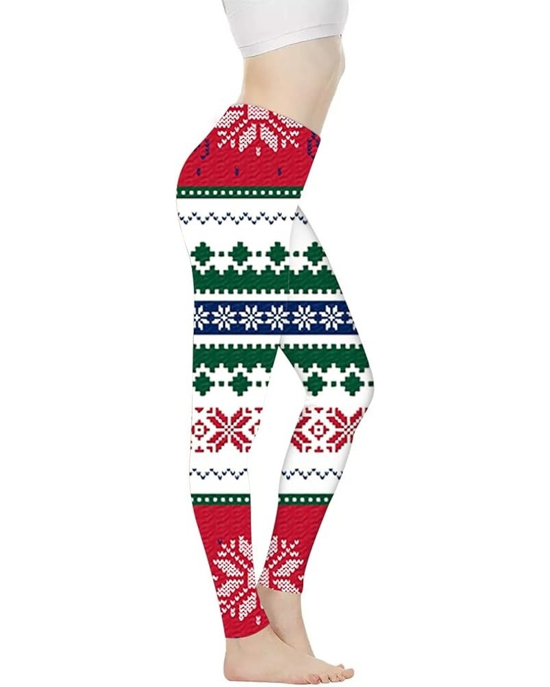 Christmas Leggings for Women High Waisted Yoga Leggings Plus Size Ugly Christmas Style $14.24 Leggings