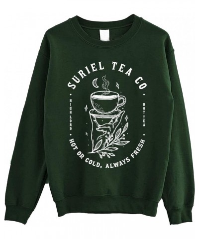 Suriel Tea Co Acotar Sweatshirt - A Court Of Thorns And Roses Sweatshirt, Sarah J Maas Clothing Forest $17.82 Others