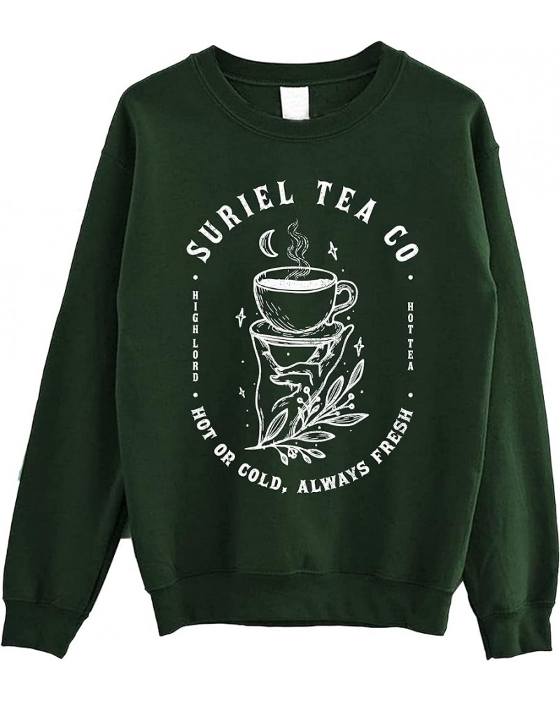 Suriel Tea Co Acotar Sweatshirt - A Court Of Thorns And Roses Sweatshirt, Sarah J Maas Clothing Forest $17.82 Others