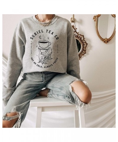 Suriel Tea Co Acotar Sweatshirt - A Court Of Thorns And Roses Sweatshirt, Sarah J Maas Clothing Forest $17.82 Others