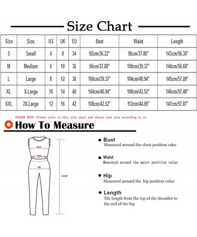 Women's 2023 Overall Jumpsuit Wide Leg Dressy Rompers Loose Sleeveless Bib Overalls Adjustable Bohemian Outfits A02-pink $4.8...