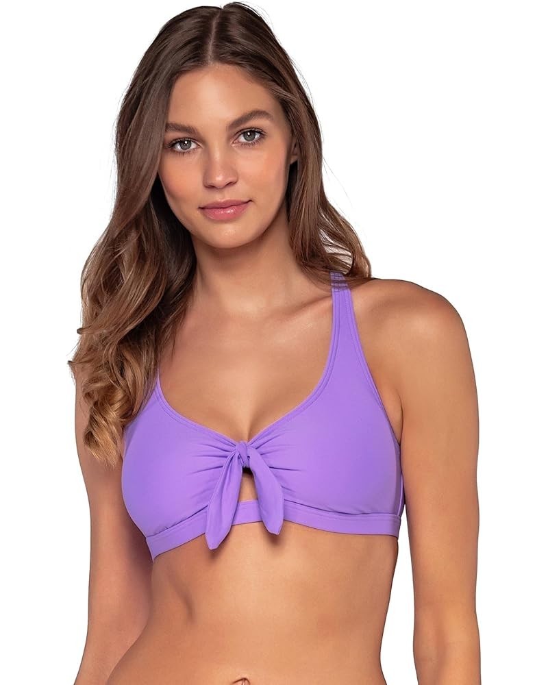 Brandi Bralette Women's Swimsuit Bikini Top with Removable Cups Passion Flower $39.95 Swimsuits