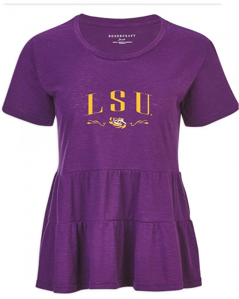 Women's NCAA Team Logo Willow Tee LSU Tigers X-Small Purple $6.52 Tops