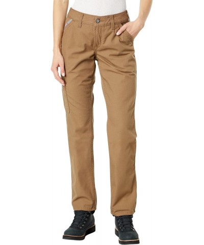 Female FR Stretch DuraLight Canvas Stackable Straight Leg Pant Field Khaki 26 $39.98 Pants