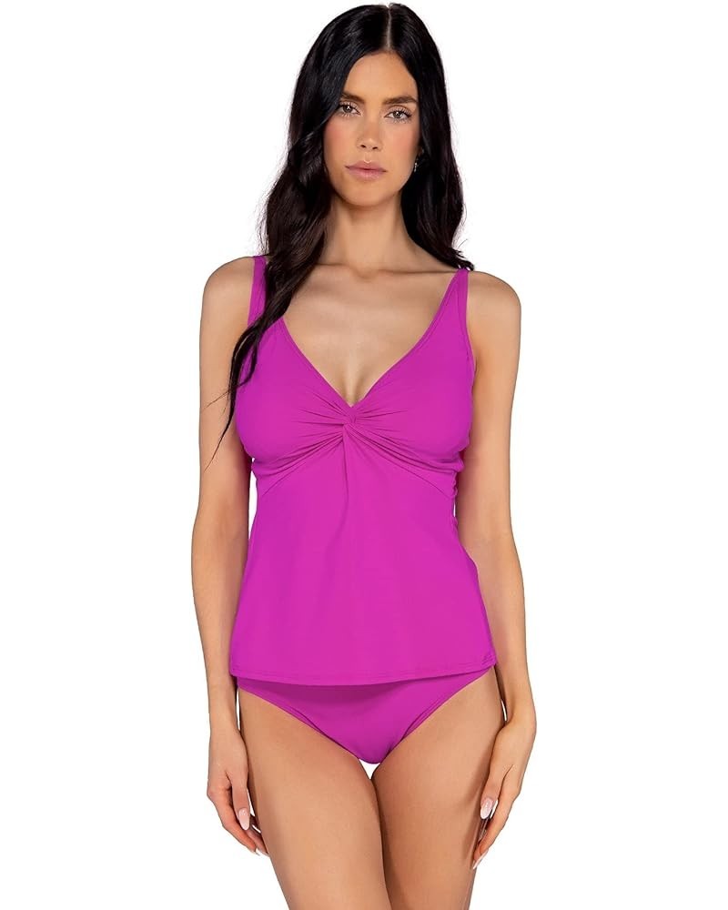 Women's Twist Tankini Wild Orchid $42.23 Swimsuits