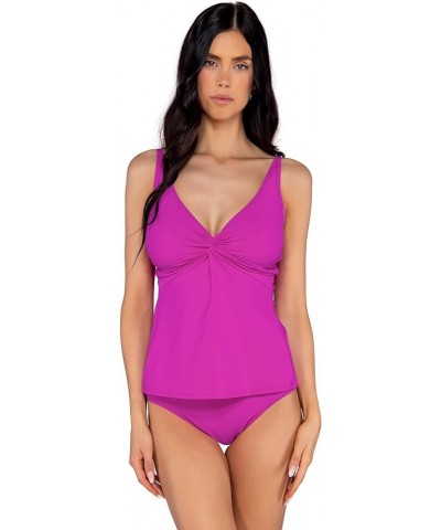 Women's Twist Tankini Wild Orchid $42.23 Swimsuits