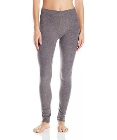 Women's Fleecewear with Stretch Legging Heather Coal $20.67 Underwear