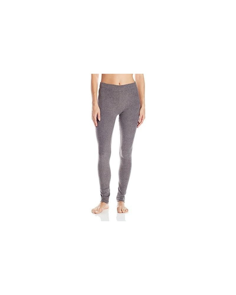 Women's Fleecewear with Stretch Legging Heather Coal $20.67 Underwear