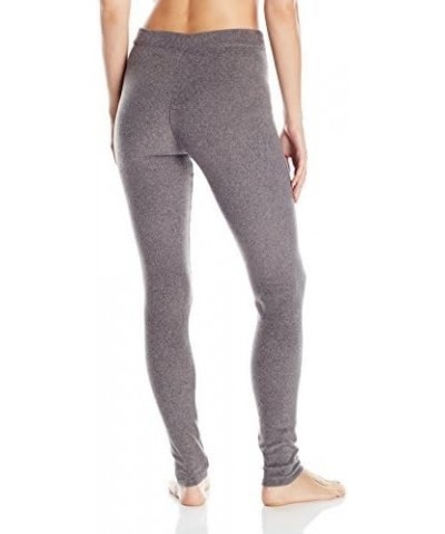 Women's Fleecewear with Stretch Legging Heather Coal $20.67 Underwear