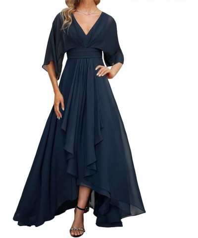 Mother of The Bride Dresses Long Wedding Guest Dresses for Women V-Neck Evening Formal Dresses Chiffon Dusty Purple $35.48 Dr...
