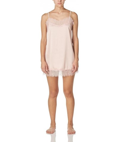 Women's Satin & Lace Slip Dress Standard Blushing Rose $9.69 Swimsuits