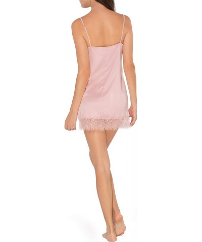 Women's Satin & Lace Slip Dress Standard Blushing Rose $9.69 Swimsuits