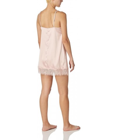 Women's Satin & Lace Slip Dress Standard Blushing Rose $9.69 Swimsuits