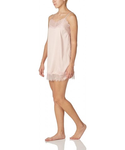 Women's Satin & Lace Slip Dress Standard Blushing Rose $9.69 Swimsuits