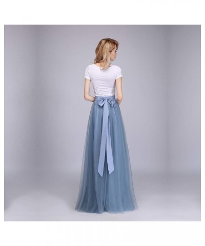 Women’s Maxi High Waist Skirts Blush Tulle Holiday Formal Skirt Emerald Green $13.94 Skirts