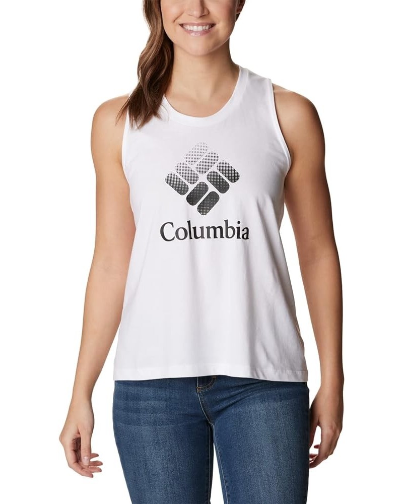 Women's North Cascades Tank White/Csc Stacked Gradient Graphic $17.40 Tanks