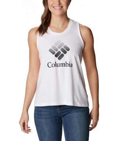 Women's North Cascades Tank White/Csc Stacked Gradient Graphic $17.40 Tanks