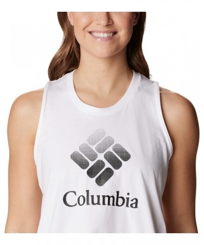 Women's North Cascades Tank White/Csc Stacked Gradient Graphic $17.40 Tanks