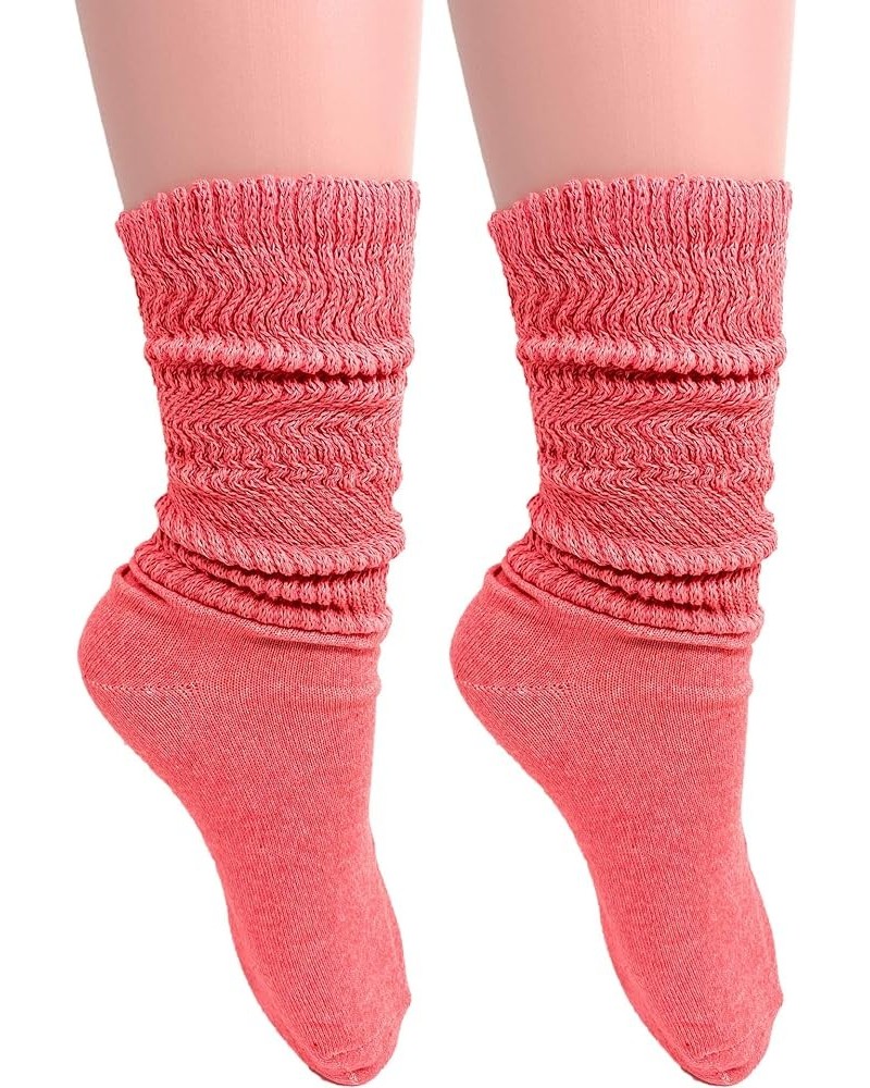 Cotton Lightweight Slouch Socks for Women Extra Thin Socks Size 9 to 11 Flower - 2 Pairs $8.50 Activewear