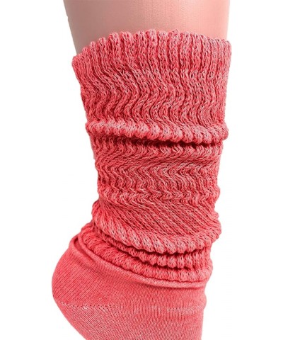 Cotton Lightweight Slouch Socks for Women Extra Thin Socks Size 9 to 11 Flower - 2 Pairs $8.50 Activewear