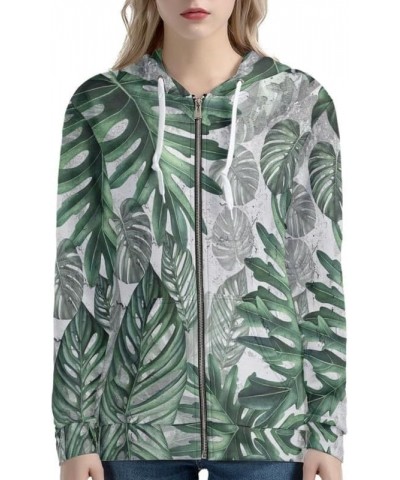 Women's Classic-Fit Hoodies Island Tribal, Butterflies,Music Notes Print Fall Jacket Oversized Sweatshirts XS-5XL Green Gray ...