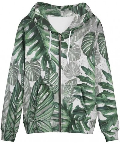 Women's Classic-Fit Hoodies Island Tribal, Butterflies,Music Notes Print Fall Jacket Oversized Sweatshirts XS-5XL Green Gray ...