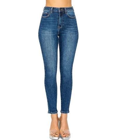 Collection Women's Classic 5-Pocket High Waisted Skinny Jeans Dark Denim $18.60 Jeans