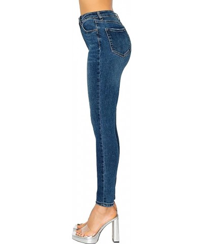 Collection Women's Classic 5-Pocket High Waisted Skinny Jeans Dark Denim $18.60 Jeans