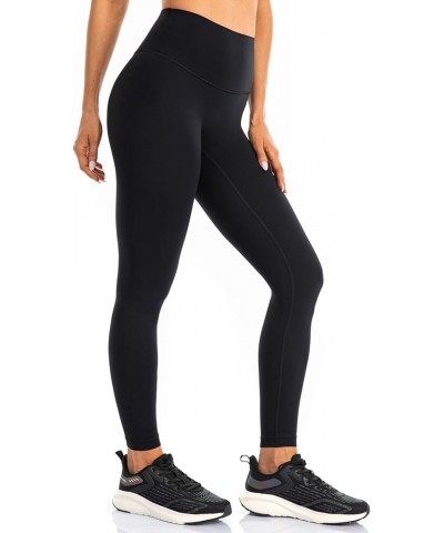 Women's Studio Essential Yoga Leggings 19"/ 23"/ 25"/ 28" - Soft Stretch Workout Active Tights Pants 25 inches Black $13.34 L...