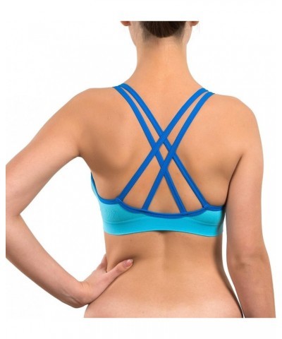 Womens Sports Bra, Pack of 4 Double Criss Cross Straps 3 $14.99 Lingerie