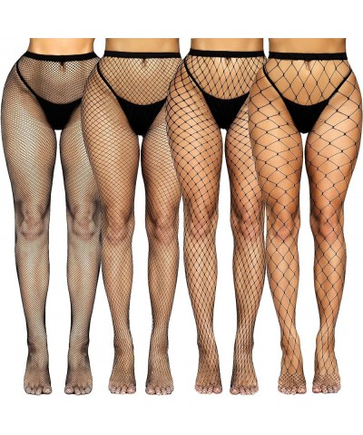 Mesh Pants Sheers Plus Size Fishnet Stockings for Women Pantyhose Bodysuit Tights Leggings Dancewear Medias Black Mini Nets $...