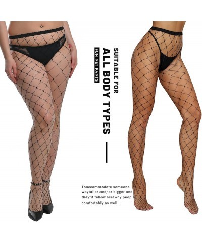 Mesh Pants Sheers Plus Size Fishnet Stockings for Women Pantyhose Bodysuit Tights Leggings Dancewear Medias Black Mini Nets $...