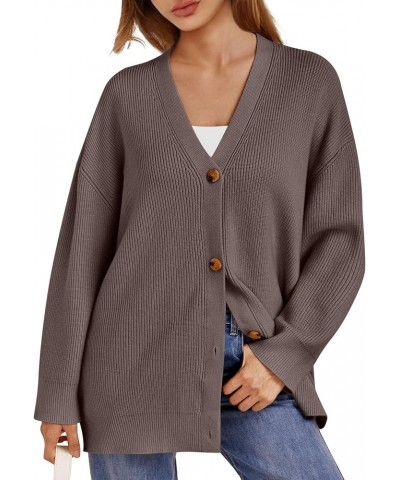 Women's Cardigan 2023 Open Front Oversized Button Lightweight Sweaters V Neck Loose Cardigans Knit Outwear Nutmeg $19.06 Swea...