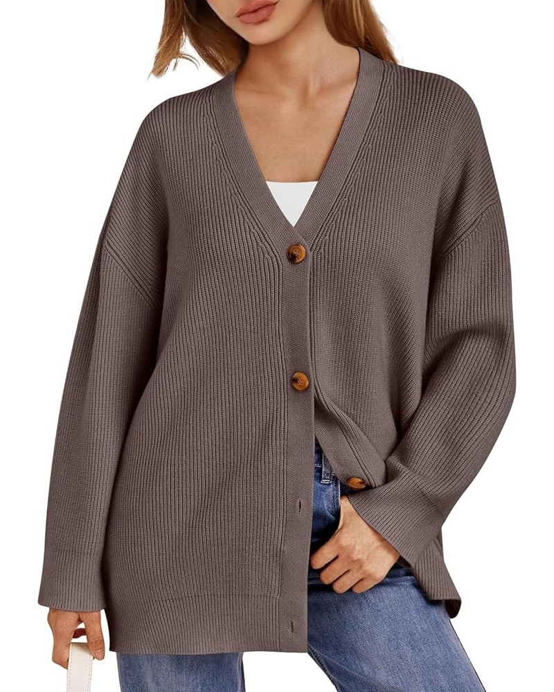 Women's Cardigan 2023 Open Front Oversized Button Lightweight Sweaters V Neck Loose Cardigans Knit Outwear Nutmeg $19.06 Swea...