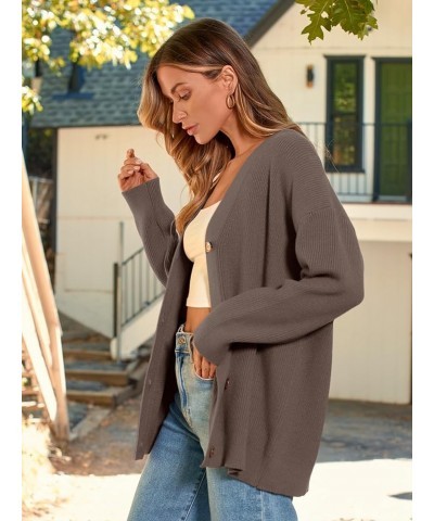 Women's Cardigan 2023 Open Front Oversized Button Lightweight Sweaters V Neck Loose Cardigans Knit Outwear Nutmeg $19.06 Swea...