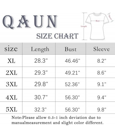 Plus Size St Patricks Day Shirt Women Shamrock Heart Graphic Tees St Patty's Lucky T-Shirt Irish Short Sleeve Tops Green1-lov...